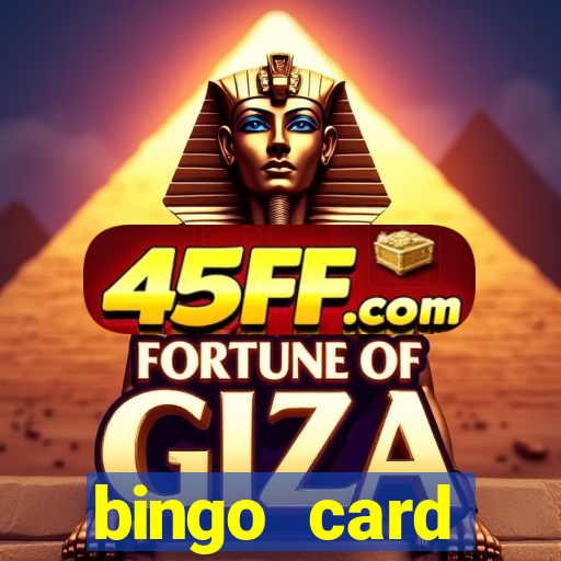 bingo card generator with pictures